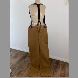 Mens Scully Button Fly Saddle Pants With Suspenders
